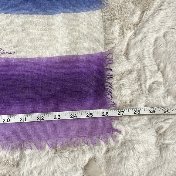 LORO PIANA  MULTI COLORED SCARF - Picture 7 of 13